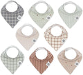 Parker Baby Bandana Drool Bibs 8 Pack Baby Bibs by ParkerBabyCo
