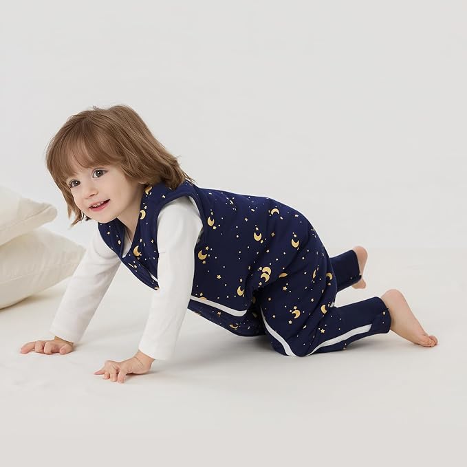 Duomiaomiao 2.5 TOG Toddler Sleep Sack 6-12 Months 100% Cotton Winter Side Open - Image 7