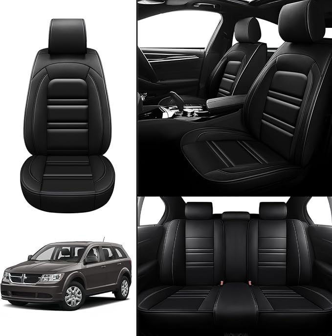 Seat Covers for Dodge Journey 2009-2020 | 5-Seats Leather Seat Covers - Image 2
