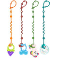 Toy Straps for Baby, Silicone Baby Tether Pacifier Clip, No Throw Baby Travel by LittleHugs