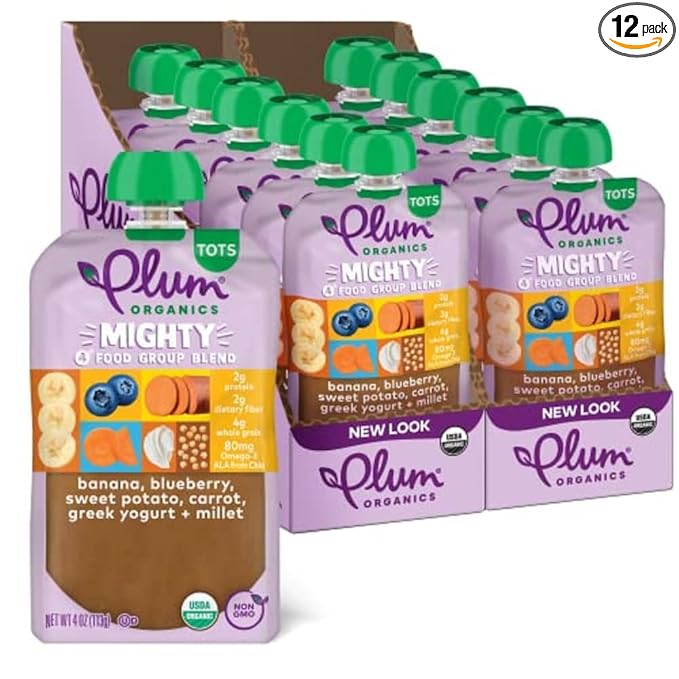 Plum Organics Mighty 4 Organic Toddler Food by PlumOrganics