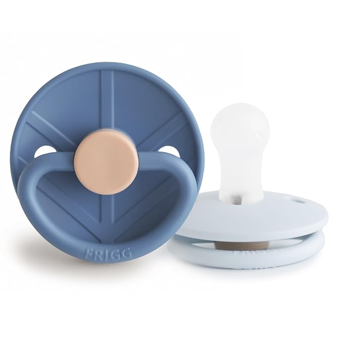 FRIGG Little Viking SilkySoft Silicone Baby Pacifier 2-Pack | Made in Denmark | by mushie