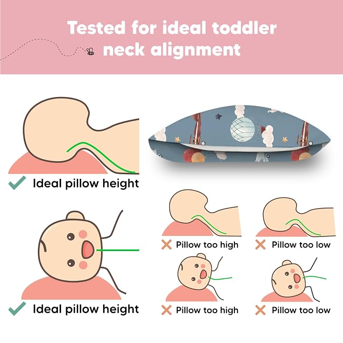 Toddler Pillow with Pillowcase - Image 6