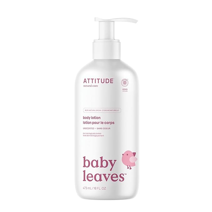 ATTITUDE Baby Lotion, EWG Verified Moisturizer, Dermatologically Tested by ATTITUDE