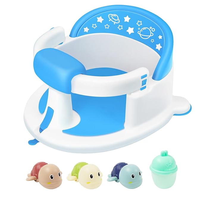 Baby Bath Seat for Babies 6 Months & up, Baby Bath Seat, Non-Slip Toddler Bath by SMGZG