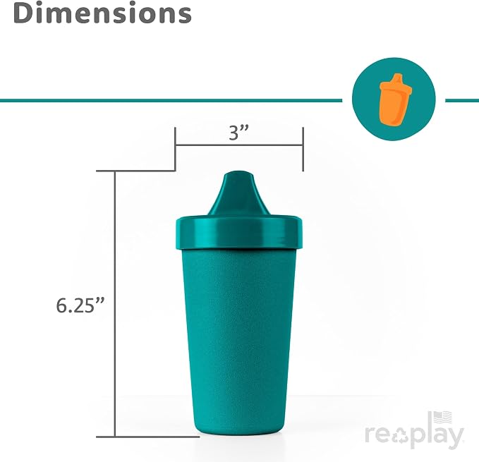 Re-Play Sippy Cups for Toddlers - 10 Oz. Reusable Spill Proof Cups for Kids - Image 9