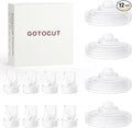 12 Pack Replacement Parts for Momcozy M5 Breast Pump, Replace to Mom Cozy M5 by GOTOCUT