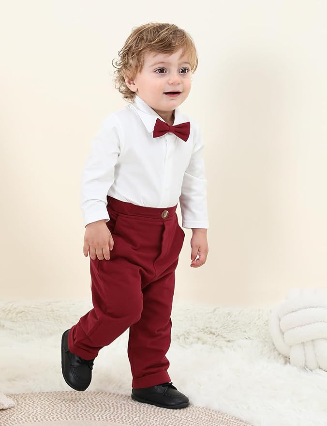 A&J DESIGN Baby Boy Suits Clothes Infant Toddler Formal Gentleman Outfits - Image 3