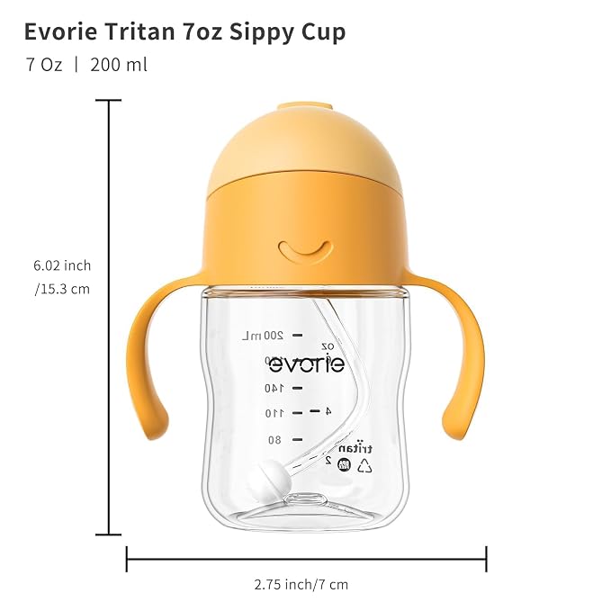 Evorie Tritan Weighted Straw Sippy Cup - Image 8