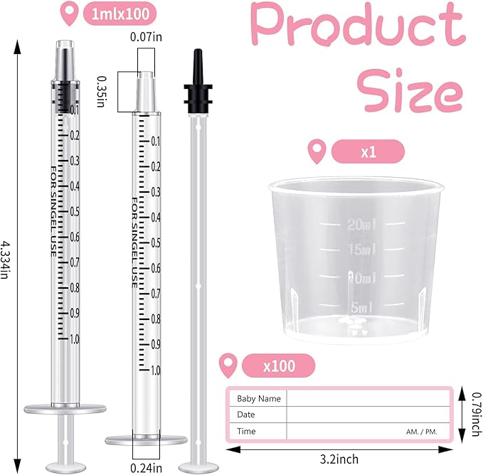 Trelaco Colostrum Collector Kit Include Sterile Sealed Breast Milk Syringes - Image 2