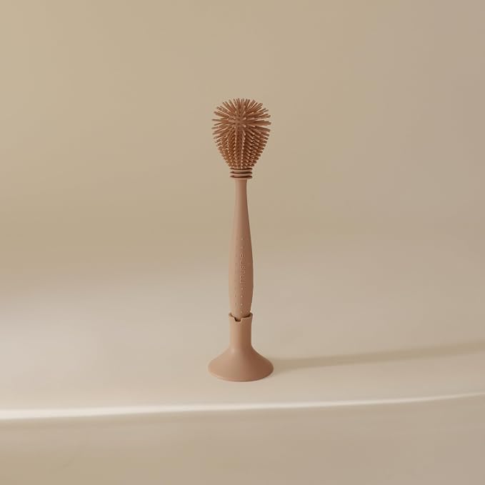 mushie Baby Bottle Brush | Soft Silicone - Image 2