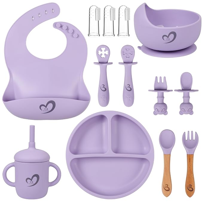 Silicone Baby Feeding Set Essentials, Baby Led Weaning Supplies, Baby Spoons - Image 2