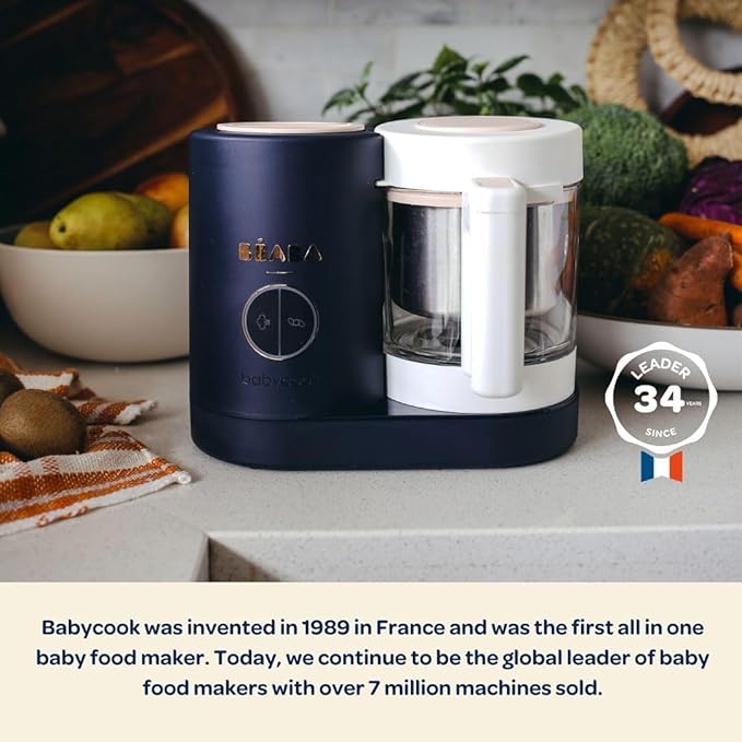 BEABA Babycook Neo Baby Food Maker | Non-Toxic Glass & Stainless Steel | - Image 4
