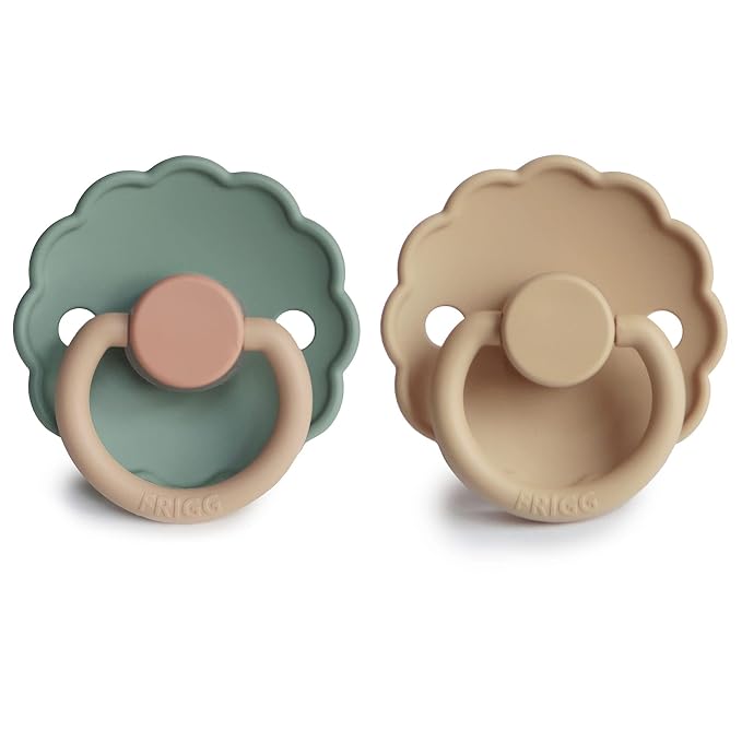 FRIGG Daisy SilkySoft Silicone Baby Pacifier | Made in Denmark | BPA-Free - Image 2