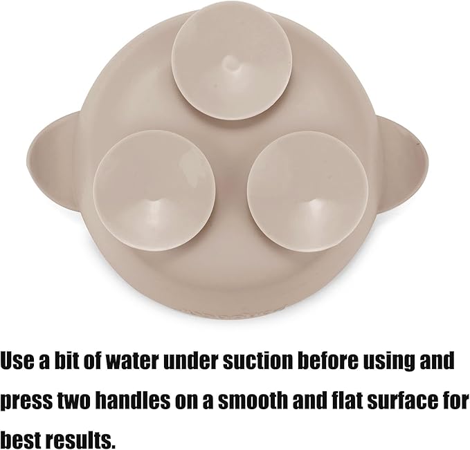 PandaEar 3 Pack Silicone Suction Baby Bowls & 3 Baby Feeding Spoons | Non-Slip - Image 5