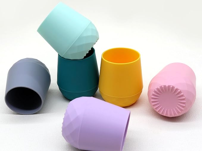 2 Pack Tiny Cup for 4+ Months | Silicone Baby Cups 6-12 Months, Infant Training - Image 7