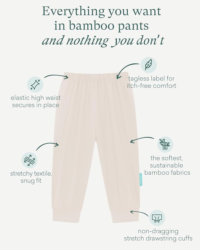 PurComfy Supersoft Baby Pants, Elastic Waist, Unisex 0-24 Months - Image 2