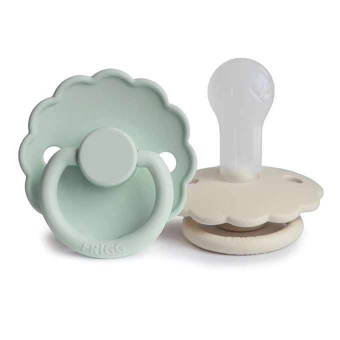 FRIGG Daisy SilkySoft Silicone Baby Pacifier | Made in Denmark | BPA-Free by mushie