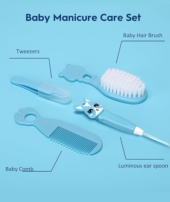 Baby Healthcare and Grooming Kit, Electric Safety Nail Trimmer Baby Nursery Kit - Image 3