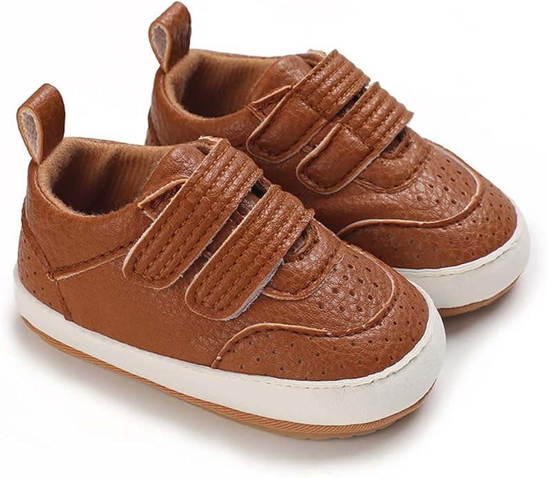 Clowora Baby Boys Girls Shoes Non-Slip Rubber Sole Sneakers Infant First - Image 2