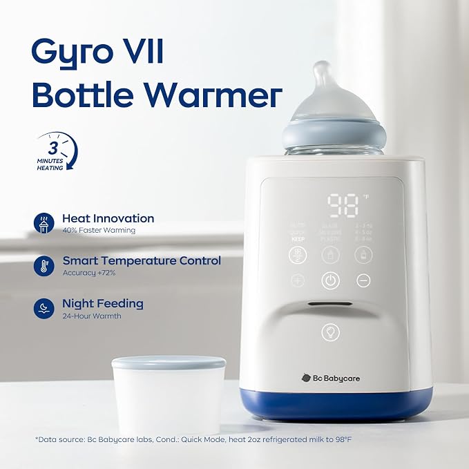 Bc Babycare Bottle Warmer, 10-in-1 Fast Baby Milk Warmer - Image 2