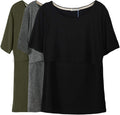 Smallshow Women's Maternity Nursing Tops Short Sleeve Breastfeeding Clothes by Smallshow