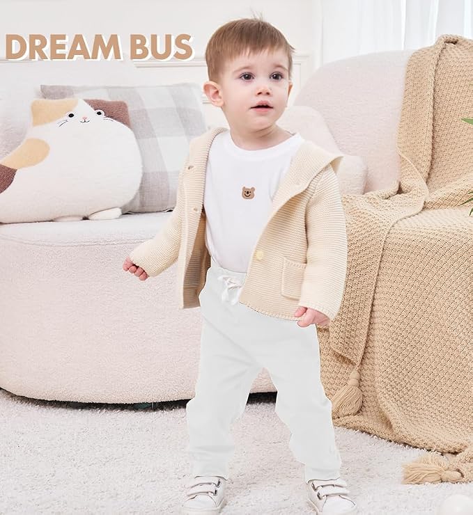 DREAM BUS Pack of 3 Toddler Jogger Pants - Image 2