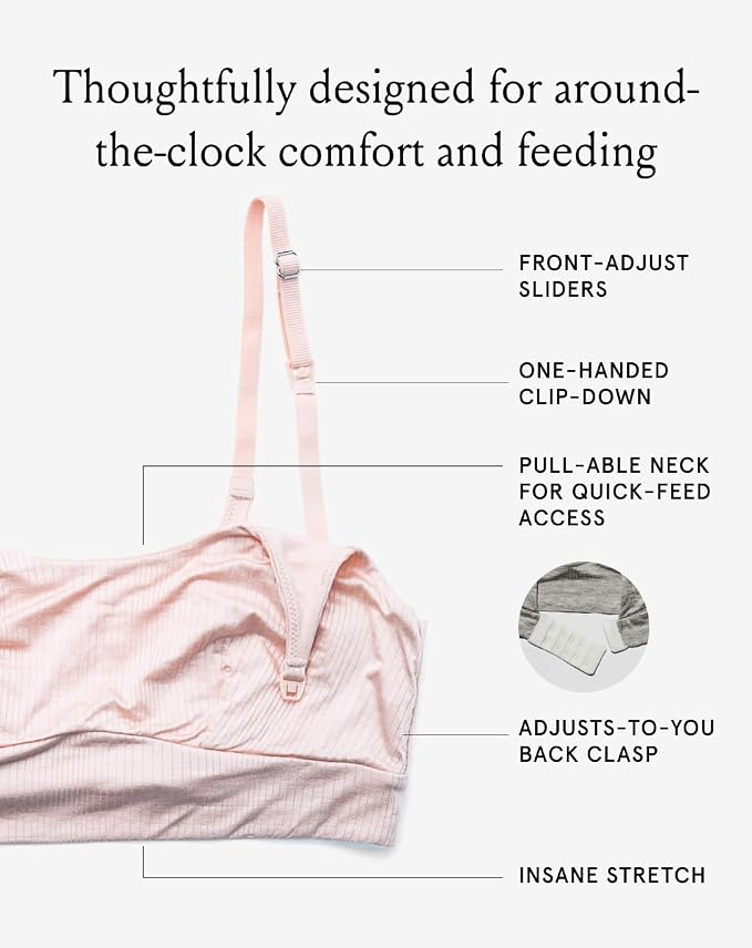 Bodily Everything Bra for Pregnancy, Nursing & Breastfeeding, Maternity & Sleep - Image 3