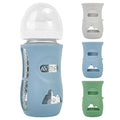 3 Pack Silicone Sleeves for Philips Avent Natural Glass Baby Bottles, Anti by MINMUNJIU