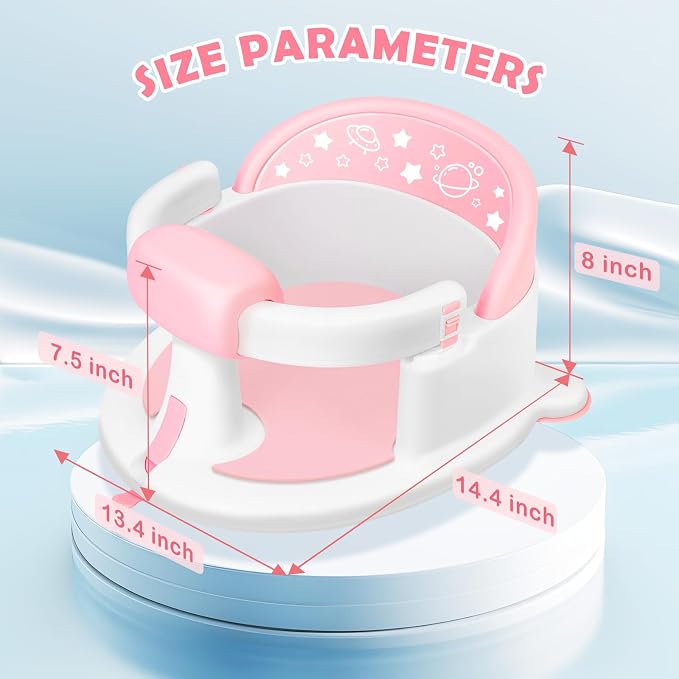 Baby Bath Seat for Babies 6 Months & up, Baby Bath Seat, Non-Slip Toddler Bath - Image 6