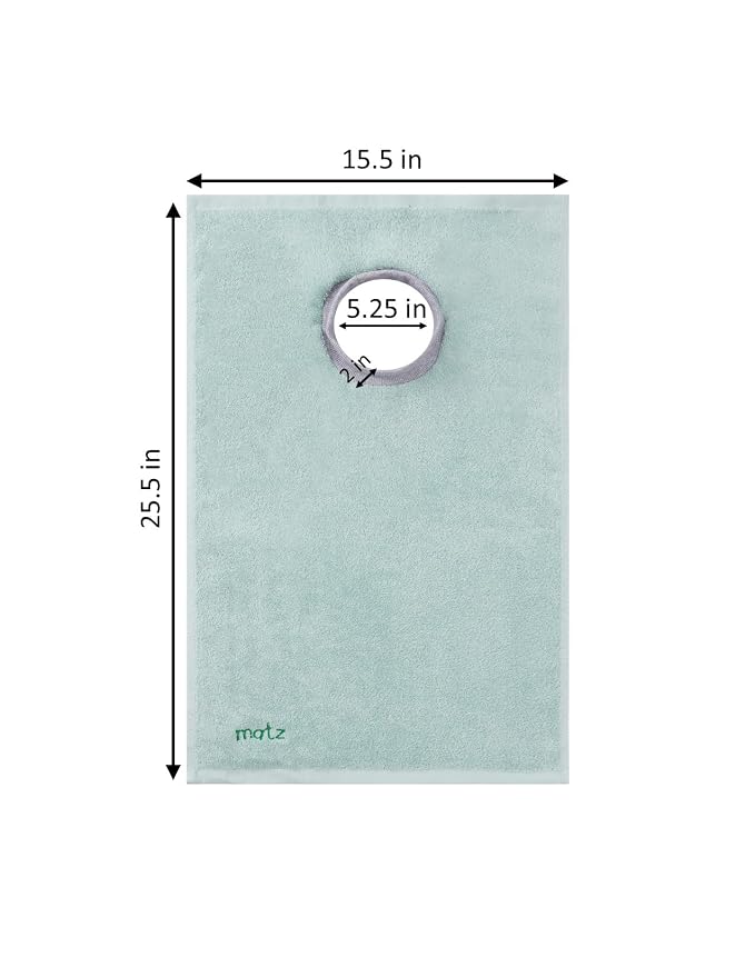 MATZ Terry Towel Slip On Baby Bibs | Full Coverage | Ultra Absorbent 100% - Image 2