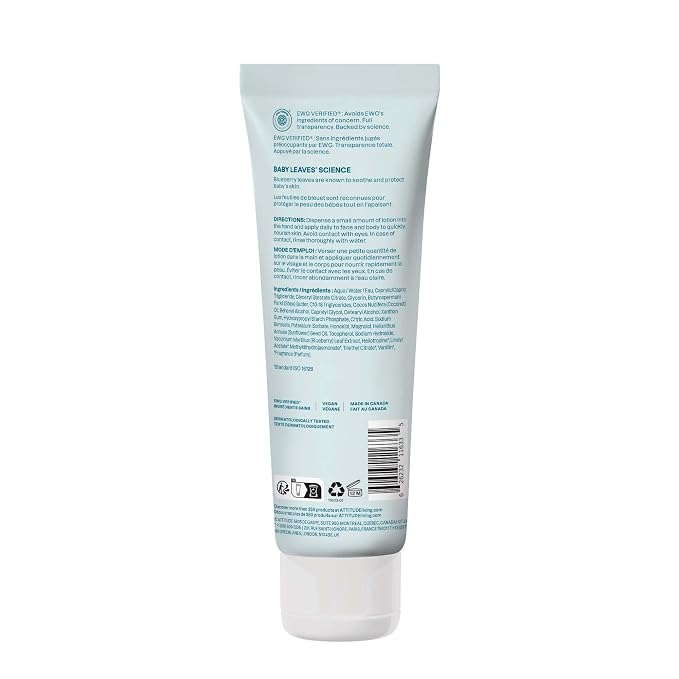 ATTITUDE Baby Lotion, EWG Verified Moisturizer, Dermatologically Tested - Image 6