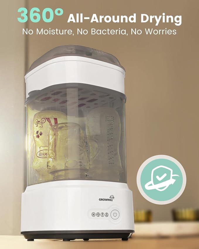 Bottle Sterilizer and Dryer, Compact Electric Steam Baby Bottle Sterilizer - Image 3