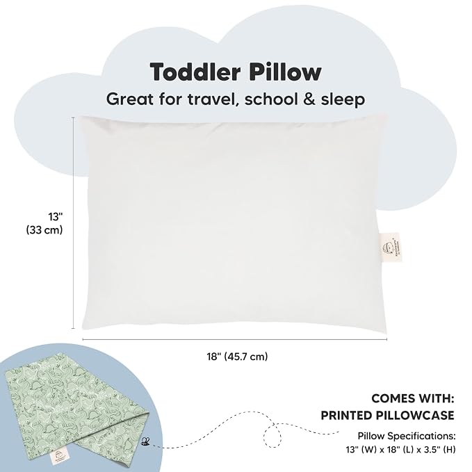 Toddler Pillow with Pillowcase - Image 3