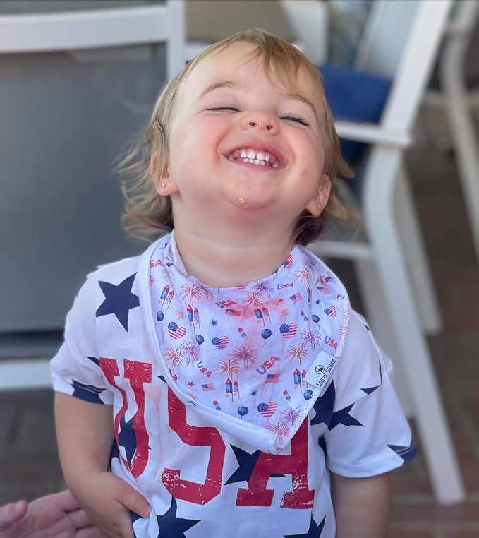 DiaperSquad's Baby Bibs for Drooling and Teething, Bibs for Boys, Baby Girl - Image 2