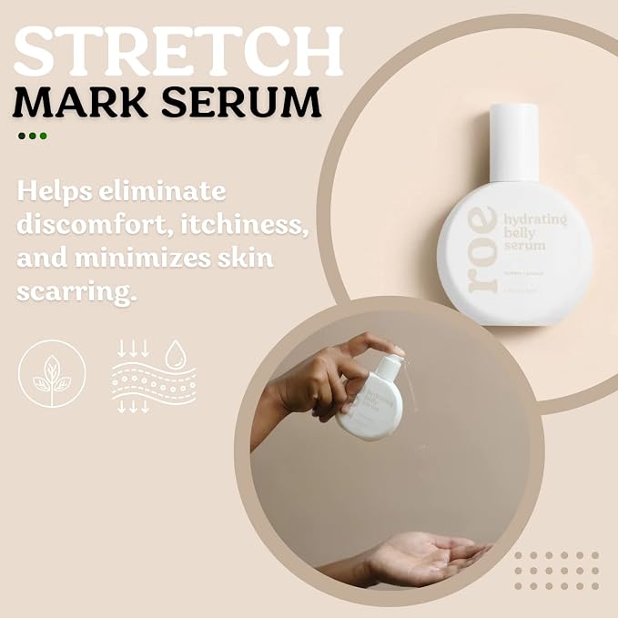 Roe Wellness Stretch Mark Belly Serum/Oil - Image 2