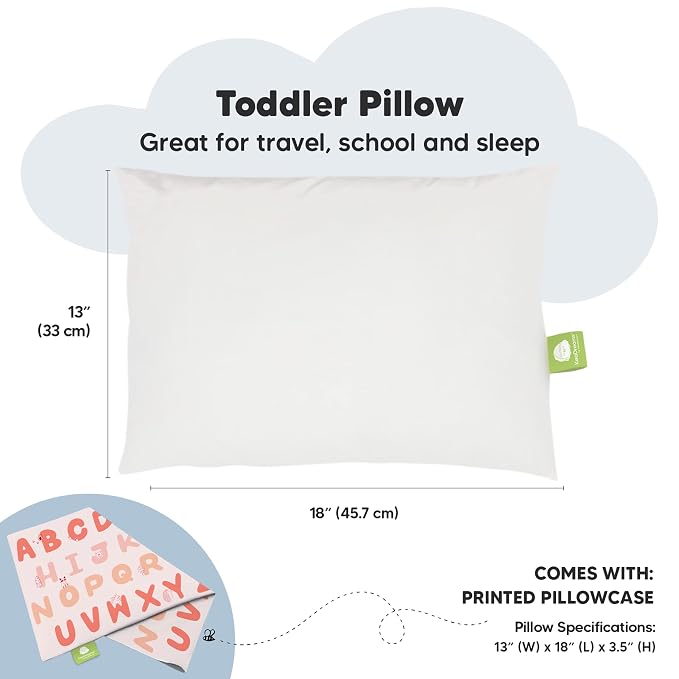 Toddler Pillow with Pillowcase - Image 3