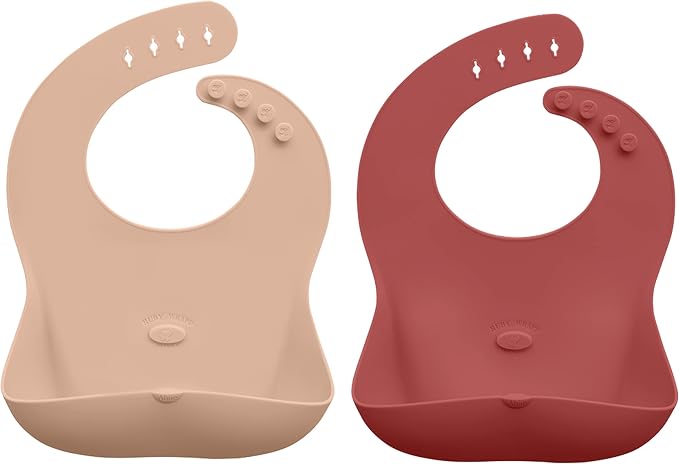 Abiie Ruby Wrapp Silicone Bibs for Babies by Abiie