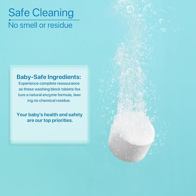 Official Washing Block for All Kinds of Baby Bottle Washers, 160 Detergent - Image 4