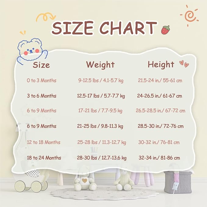 Jimonda Bamboo Baby Bodysuit Long Sleeve Infant Romper Soft Boy Girl Unisex - Image 5