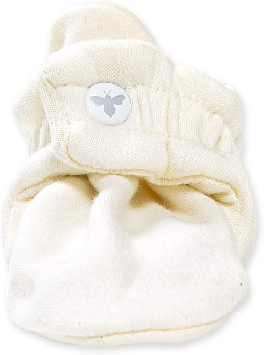 Burt's Bees Baby Unisex Booties Organic Cotton Newborn Essentials Shoes - Image 7