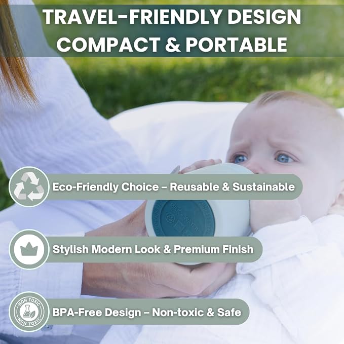 MILK & WATER All in One Baby Bottle & Baby Formula Dispenser On The Go - Image 5