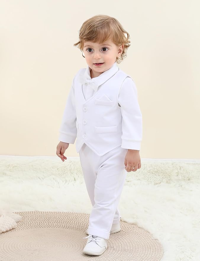 A&J DESIGN Baby Boy Suits Clothes Infant Toddler Formal Gentleman Outfits - Image 3