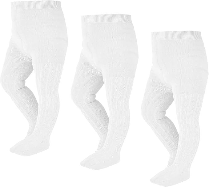 EPEIUS Baby Girl Tights Thick Cable Knit Leggings Stockings Cotton Pantyhose by EPEIUS