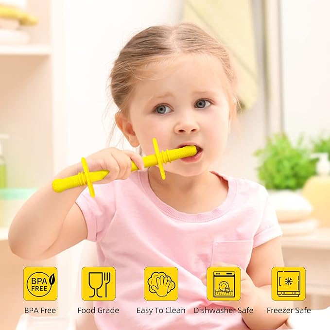 Fu Store Hollow Teether Tube Chew Straw Toy - Image 6
