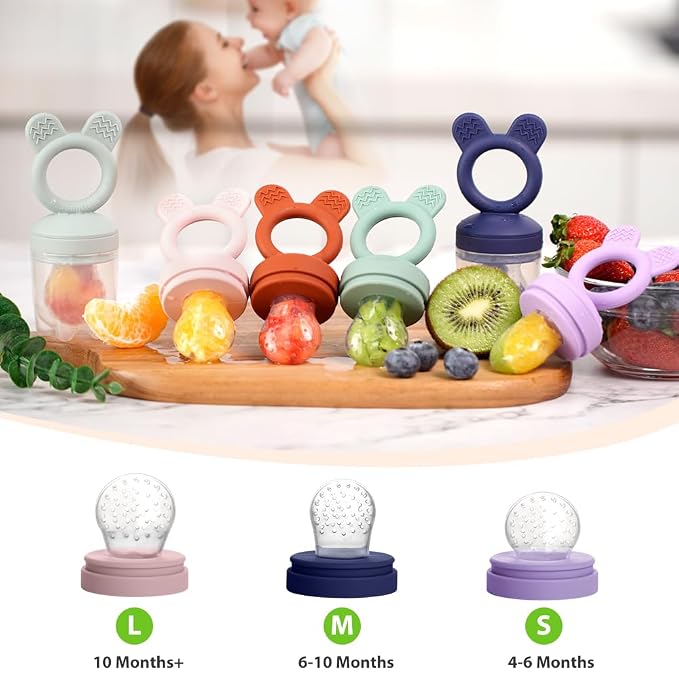 Bessentials Bunny Baby Fresh Fruit Food Feeder - Image 4