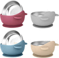 4 Pack Stainless Steel Baby Bowls by Wesketch