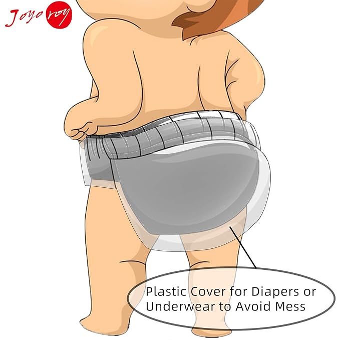 Joyo roy Plastic Diaper Covers Toddler Plastic Underwear - Image 6