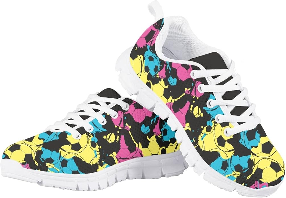 MARSVOVO First Shoes for Walking Boy Girl Athletic Lightweight Flexible Lace-up - Image 2