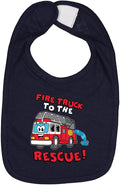 Wild Bobby Fire Truck to the Rescue Funny Cute Humor Infant Premium Jersey Baby by WildBobby